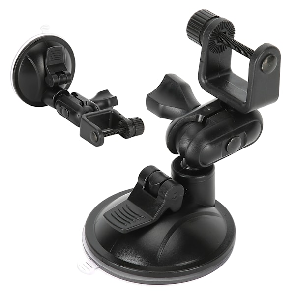 2 stk. 360 graders roterende videokamerafeste for bil med sugekopp, 65 mm GPS-sugekoppholder U-formet hode