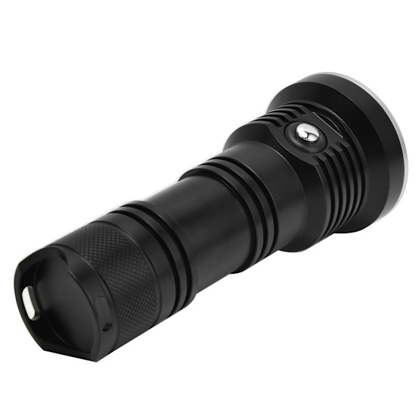 12LED ficklampa IP68 10000LM aluminiumficklampa med 3 belysningsfärger 5 belysningslägen för dykning fiske