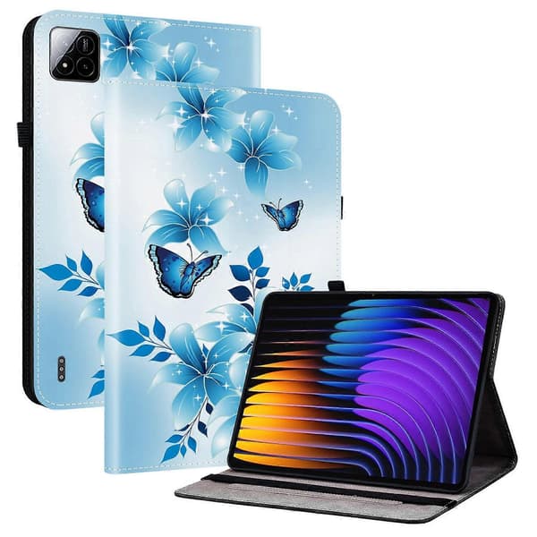 For Xiaomi Pad 7 Pro/Pad 7 Leather Case Pattern Printed Stand Tablet Protection with Card Slot