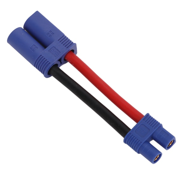 EC5 til EC3-kabel Ca. 3,5 tommer lang 12AWG Sikker blød silikone Korrosionsbestandig Robust holdbar EC3-adapterkabel hun