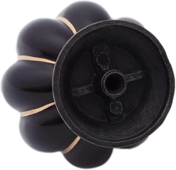 6 Pieces Ceramic Drawer Knobs Ceramic Door Knobs Pumpkin Shaped Cabinet Knobs Furniture Cabinet Knobs with Screws for Furniture, Kitchen Cabinets, Drawers
