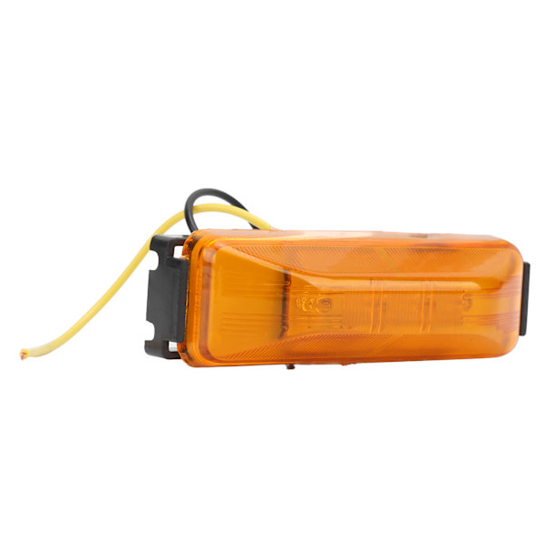 12/24V 4LED Sidemarkerlampe Lys Amber Vandtæt Universal til Lastbil Trailer Lorry Bil