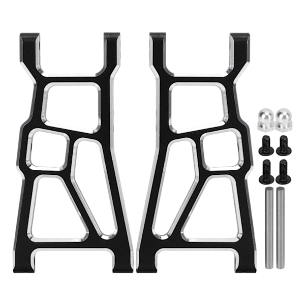 2 stk RC Foraksler Høy styrke Aluminium Legering RC Foraksel Suspensjonsarmer for ZD Racing DBX 10 RC Offroad Kjøretøy Svart