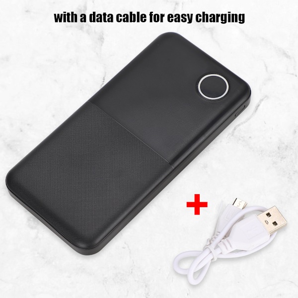 Mobil Power 10000mAh Powerbank TypE C Interface Med Digital Display Hurtig Opladning
