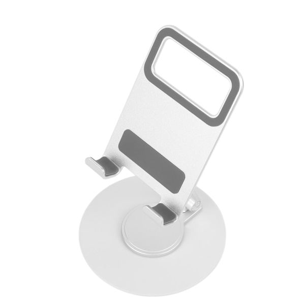 Mobiltelefonställ Aluminiumlegering 360 Graders Rotation Justerbar Skrivbordsdockningshållare för Hem Sovsal Kontor
