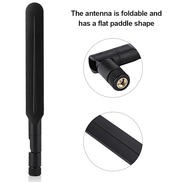 2 stk. 3G 4G LTE CPE Antenne SMA Han Drejelig Router Universal 4G Antenne