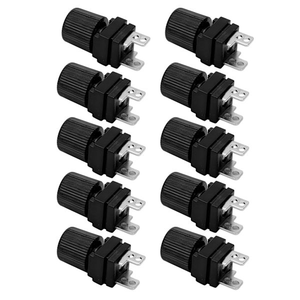10 st Power Terminal 300 till 500W Pure Copper Inverter 13mm Power Supply Terminal M4 Terminal Black