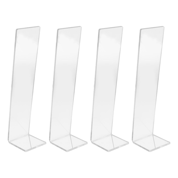 4 stk. Akryl hårbånd display stand hårspænde smykker display holder til butik gennemsigtig