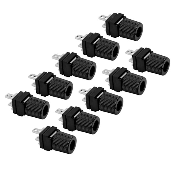 10 st Power Terminal 300 till 500W Pure Copper Inverter 13mm Power Supply Terminal M4 Terminal Black
