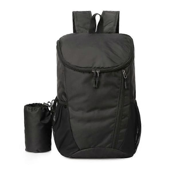 Hiking Backpack, Waterproof and Durable Lightweight Backpack, Packable, Outdoor Travel Camping Daypack Foldable - BLACK42*28*20cm