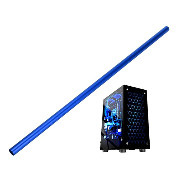 14mm Aluminiumlegering Hardrørstilbehør for Datamaskin PC Vannkjølingssystem Blå