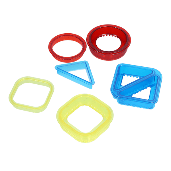 3PCS Sandwich Cutter Sealer Form Bröd DIY Form Frukost Mat Skärmaskin Form för Pojke Flicka
