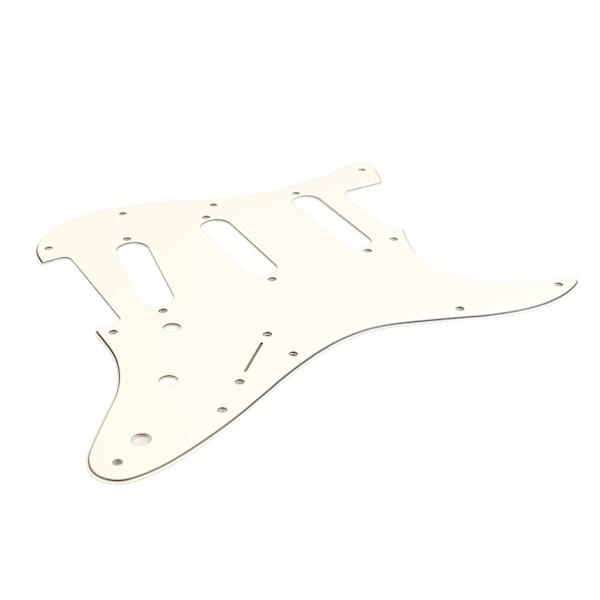 Gitar Pickguard Erstatning Aluminiumsfolie skjerming PVC Ripebeskyttelse Gitar Guard Plate GSSS32