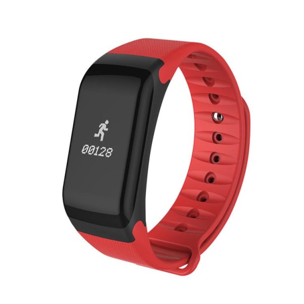 Fitness Tracker -älyrannekoru (punainen) Verenpaine, syke, Bluetooth harjoituslahja, terveellinen käyttö