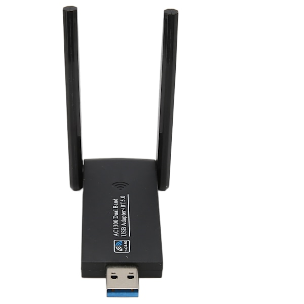 1300Mbps USB WiFi-sovitin Dual Band Bluetooth 5.0 USB3.0-liitäntä Nopea Windows XP Vista7 8 8.1 10 11