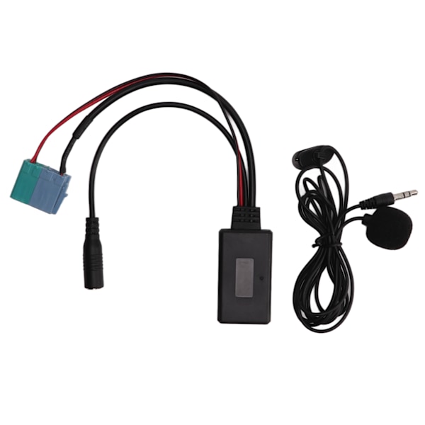 Bluetooth-modul för bilstereo, ljudkabeladapter, mikrofon för CNET-huvudenhet, smartphone