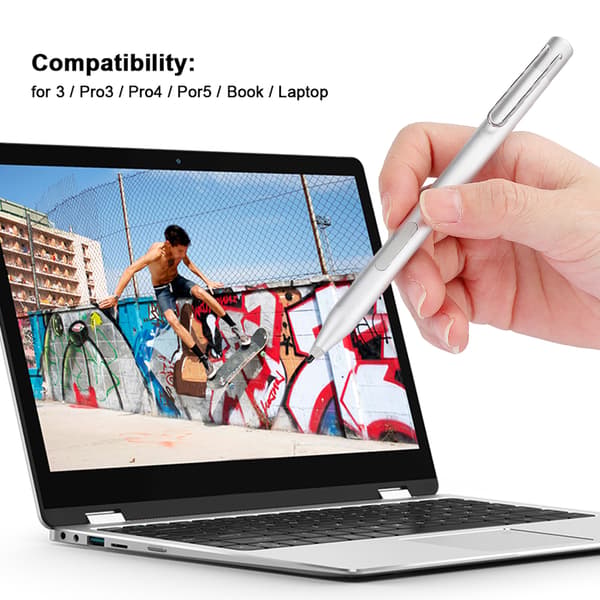 Tablet Smart Stylus Elektromagnetisk Penna för Microsoft Go Pro5/4/3/Book