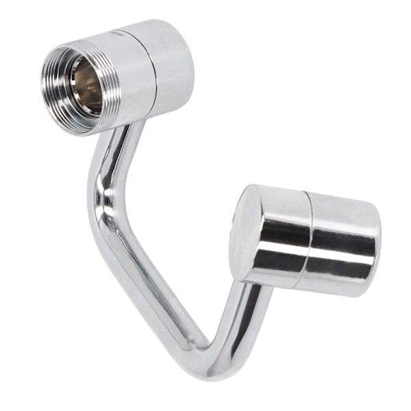 Haneforlænger Kobber Rustfrit Stål ABS 1080 Grader 22mm Indvendig Diameter Roterbar Hane Adapter