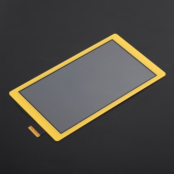 Høykvalitets ABS berøringsskjerm spillmaskinutstyr tilbehør for SWITCH LITE gul
