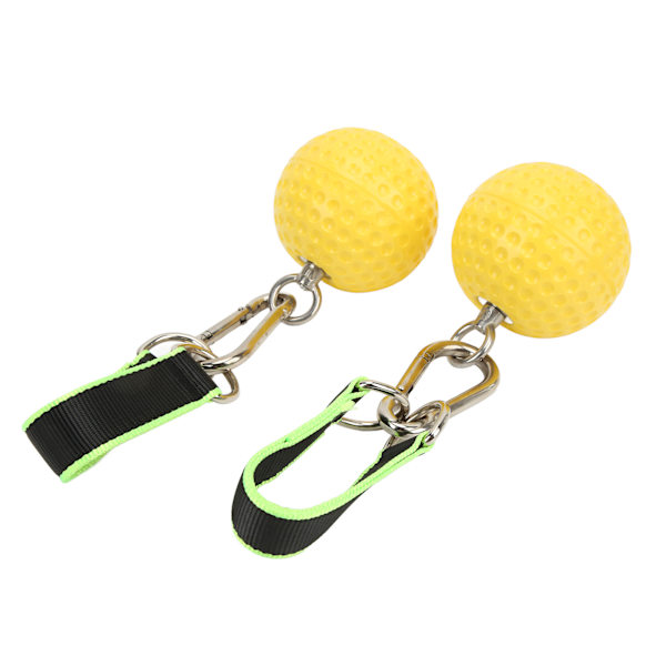 Climbing Pull Up Hand Grips Ball Set med Webbing Spänne Fitness Halkfri Arm Styrketräning Träningsboll 97 mm