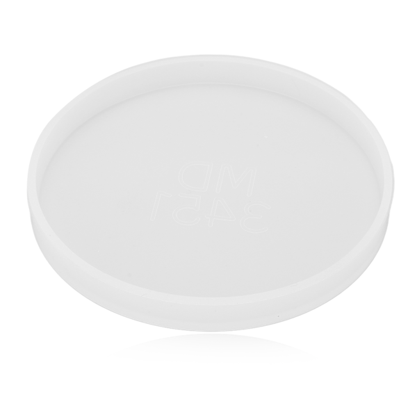 Silikonform for brikker, myk og lett å ta ut av formen, DIY, interessant, gjenbrukbar støpeform i resin for håndverk, dekorasjon MD3451 Rund Brikkeform