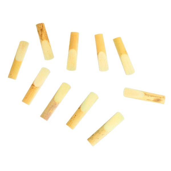 10Pcs Alto Saxophone Reed Flat Eb Sax Reeds Instrument Accessory Set Kit for Replacement Size 3