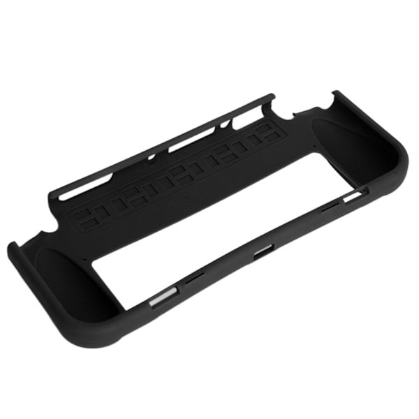 Spillkonsollveske, støtsikker, sklisikker, myk TPU-beskyttende skall for Switch OLED, svart