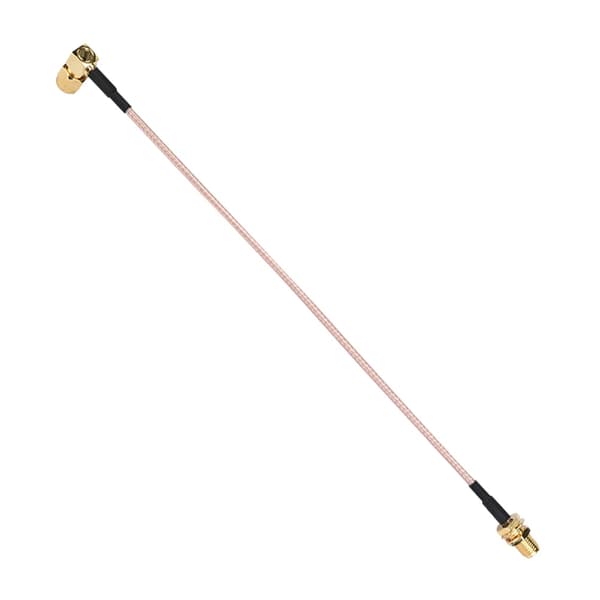 SMA koaksial RF-kabel SMA hun til retvinklet SMA han RF jumperkabel 20 cm