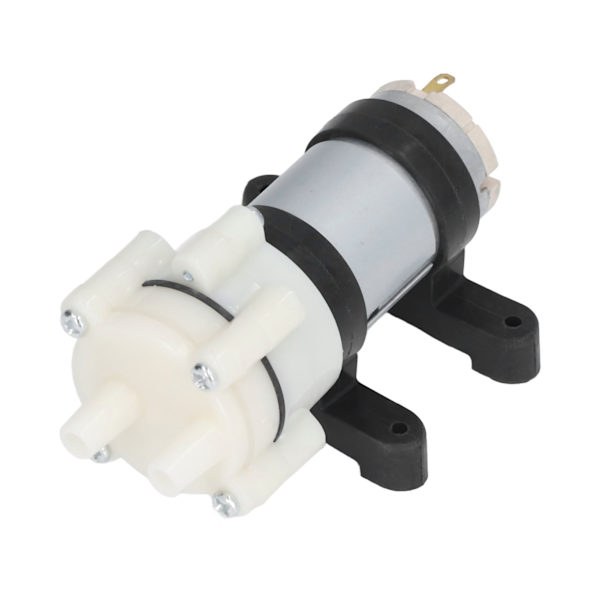 Lille membranpumpe mikro temaskine til akvarielaboratorium Analytisk 6 mm ID 8,5 mm OD R385 DC12V