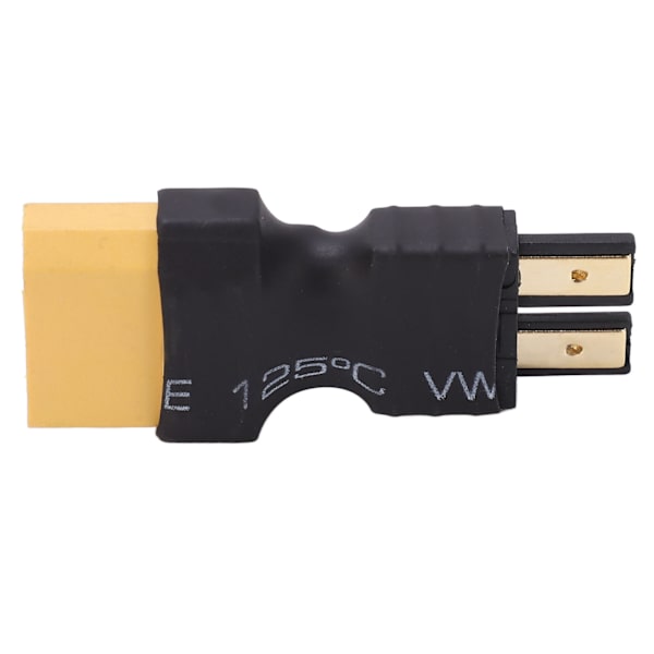 XT90 uros-adapter Turvallinen kestävä kumiplastista kuparia Vahva yhteensopivuus RC naaras-uros-adapter RC-autolle ja -veneelle