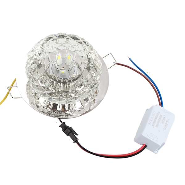 10CM 5W LED-taklampe, korridor, speil, krystall, overflate, montert LED-taklamper, stue, lysekrone, krystalllampe