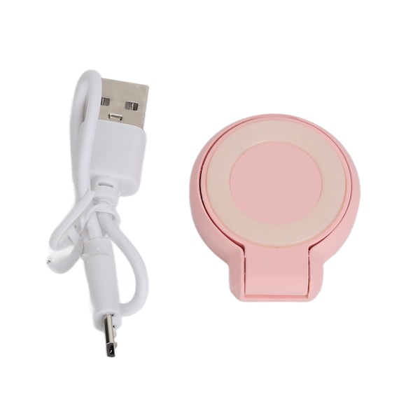 Latautuva Mini LED Selfie-valo - 4 säädettävää tilaa - Vaaleanpunainen