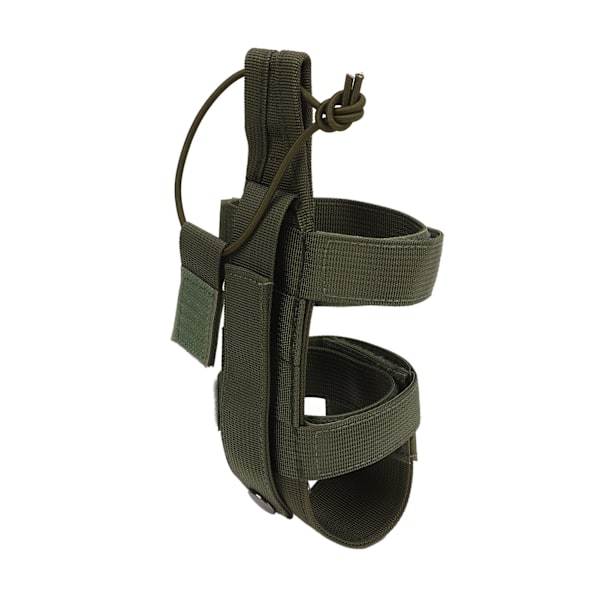 Vannflaskeholder for Camping, Fotturer, Justerbar Webbing Kjeldekledning Grønn
