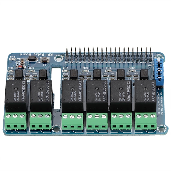 6-kanals RPi Relæmodul Udvidelseskort til Raspberry Pi A+/B+/2B/3B