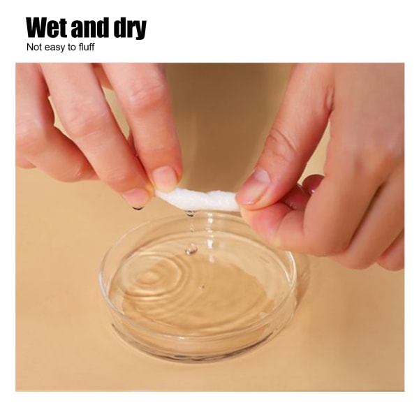 Fortykket våd kompress makeup fjernelse bomuldspuder (1600 stk)