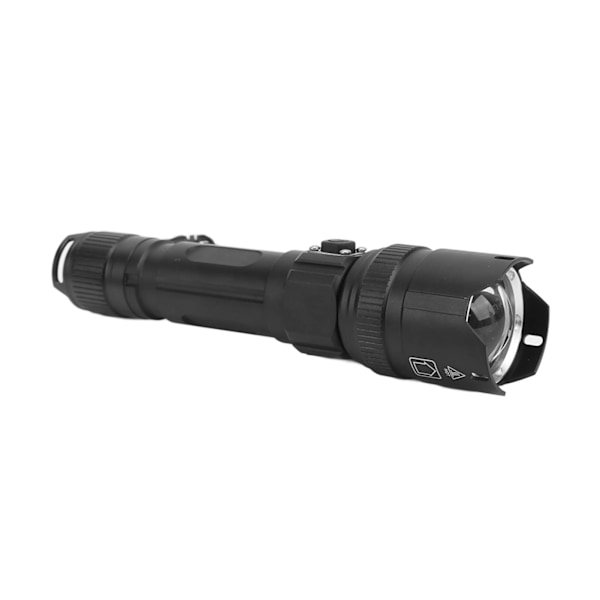 Utomhus Ultra Bright XHP99 LED Ficklampa Typ C USB Uppladdningsbar Zoom Ficklampa