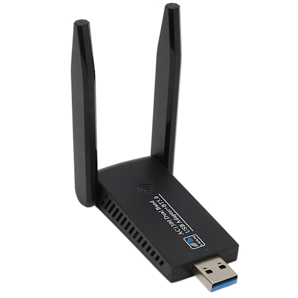 1300Mbps USB WiFi-sovitin Dual Band Bluetooth 5.0 USB3.0-liitäntä Nopea Windows XP Vista7 8 8.1 10 11