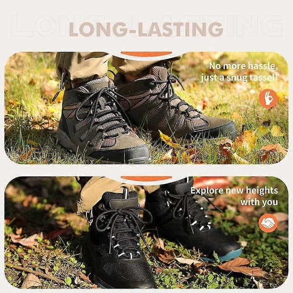 Heavy Duty Shoelaces for Hiking Boots and Work Boots