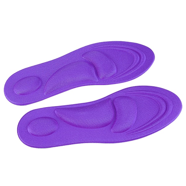 Ortopediset pohjalliset Lattajalat Holvituki Memory Foam -pohjallinen Kenkäpehmuste Mukavuus Violetti naisille