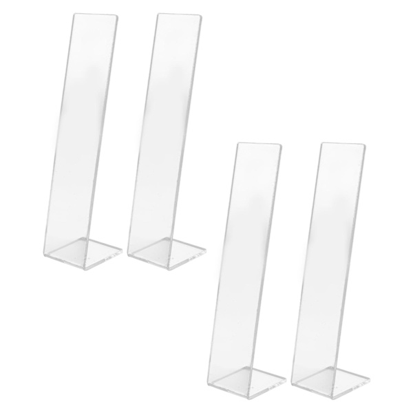 4 st akryl hårband display stativ hårklämma smycken displayhållare för butik transparent