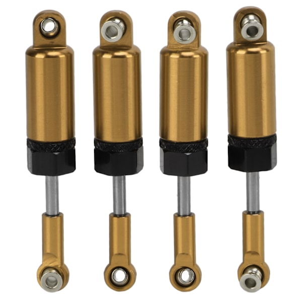 4 kpl/setti Metallinen säädettävä iskunvaimennin MN 1/16 RC-automallille Päivitysosia Kulta