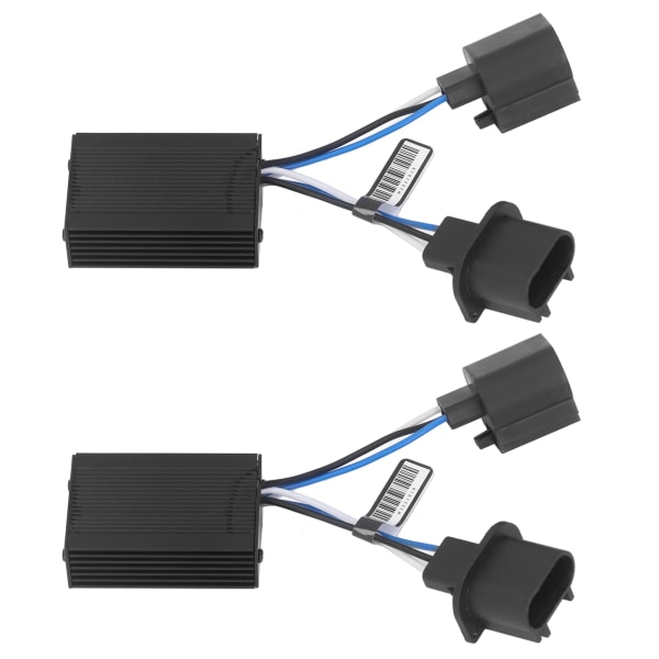 2 st LED Canbus Decoder Bilstrålkastare Glödlampa På Av Flimmer Problem Fel Adapter H13