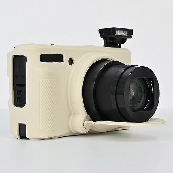 n6H For Canon SX740 SX730 Soft Silicone Protective Case Anti-fall X9H Camera Protector - Beige