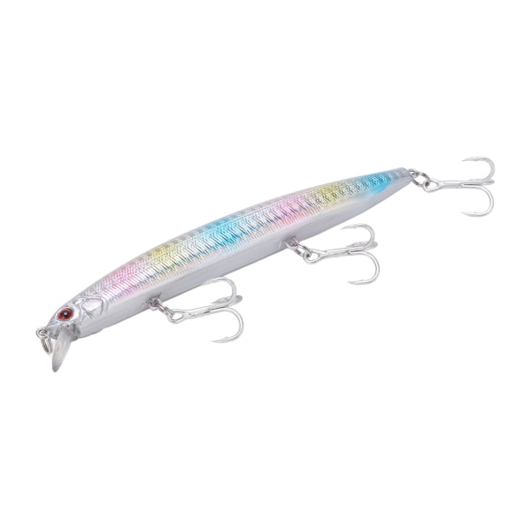 Anti-korrosjon Minnow Lure 3D Eyes Fishing Hard agn fiskeutstyr med 3 skarpe mothakerNo. 3