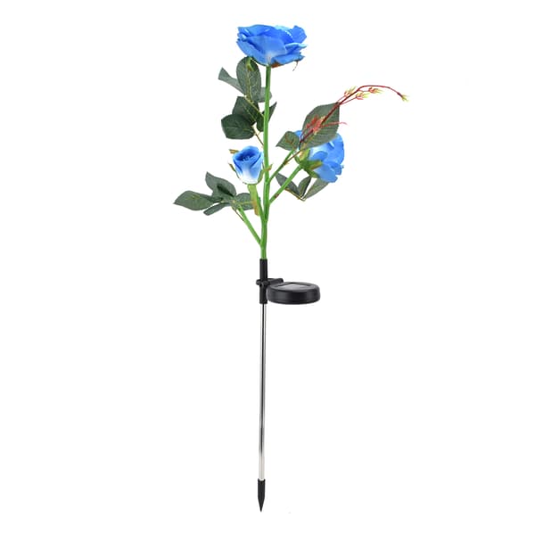 Solar LED Lampe Simulation Rose Blomst Jordindsats Lys til Have- og Gårdspladsdekoration Græsplæne