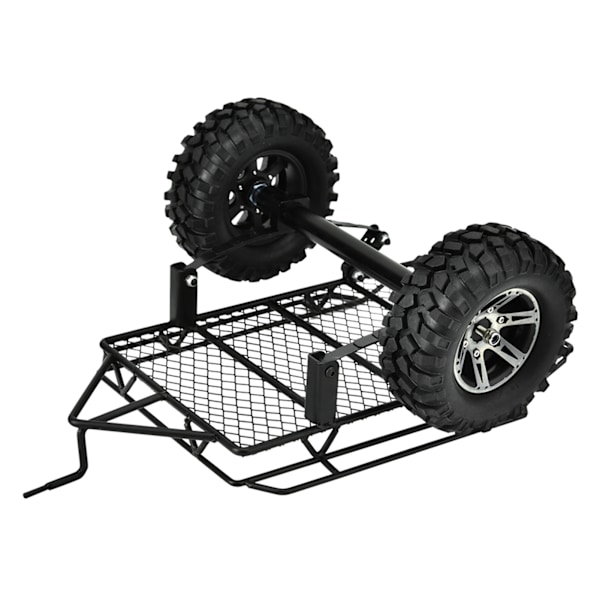 DIY Metallinen Trail Car Trailer Hopper D90 / SCX10 / TRX-4 1/10 mittakaavan RC Crawler -autoon