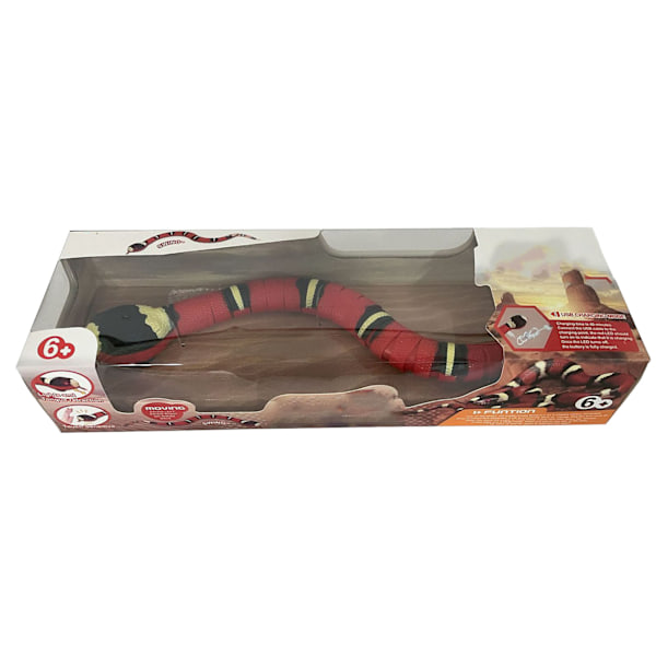 Smart Sensing Snake Toy Interaktiv Simulering Induksjon Elektrisk Snake Toy for Halloween Jul Aprilsnarr