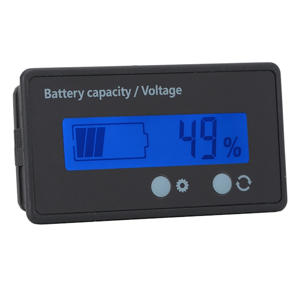GY-6GS PCB HTN Vandtæt Batterikapacitetsmonitor Indikator LCD Display 12-84V Blå