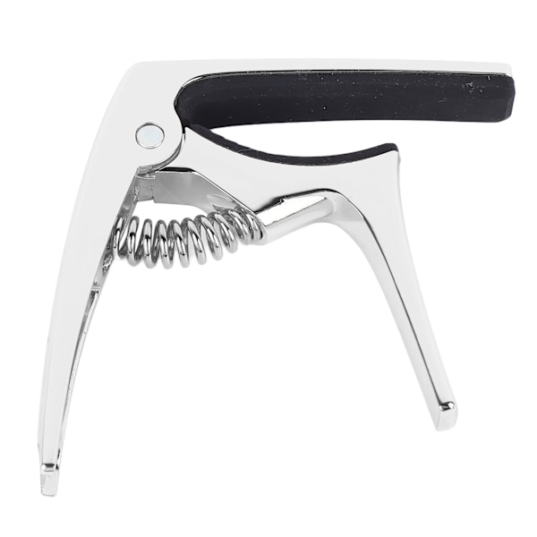 Gitarr Capo Metal 3 i 1 bärbar för akustiska elektriska gitarrer Ukulele tillbehör Silver