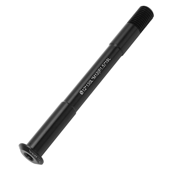 Maastopyörän läpiakselivaihto Kestävä alumiiniseos läpiakseli Φ12x130LxM12(P1.5)x19L